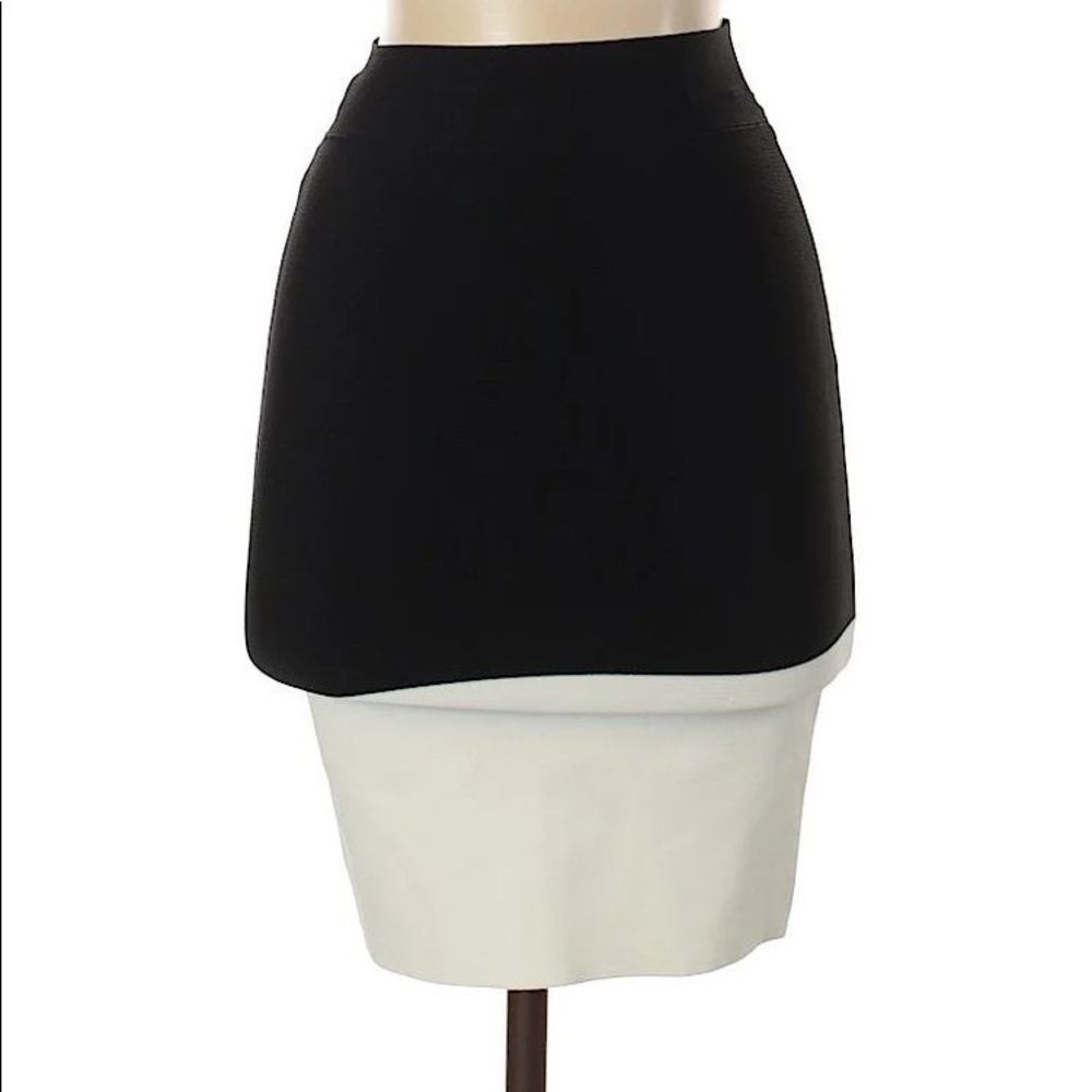 NWOT BCBGMAXAZRIA Color Block Pencil Skirt